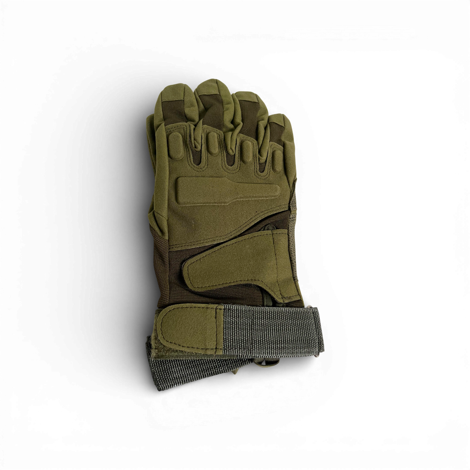Gants Tactiques de Protection HellStorm par Battle Wolf – Vert Olive - Image 3