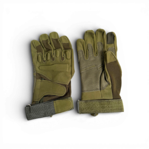 Gants Tactiques de Protection HellStorm par Battle Wolf – Vert Olive