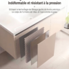 Ensemble Meuble de Salle de Bain Suspendu avec Lavabo et Miroir - Modèle 2032 (Kaki)