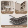 Ensemble Meuble de Salle de Bain Suspendu 70 cm avec Vasque en Céramique et Armoire de Toilette à Miroir