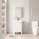 Meuble de salle de bain sur pieds