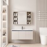 Meuble de salle de bain avec miroir LED